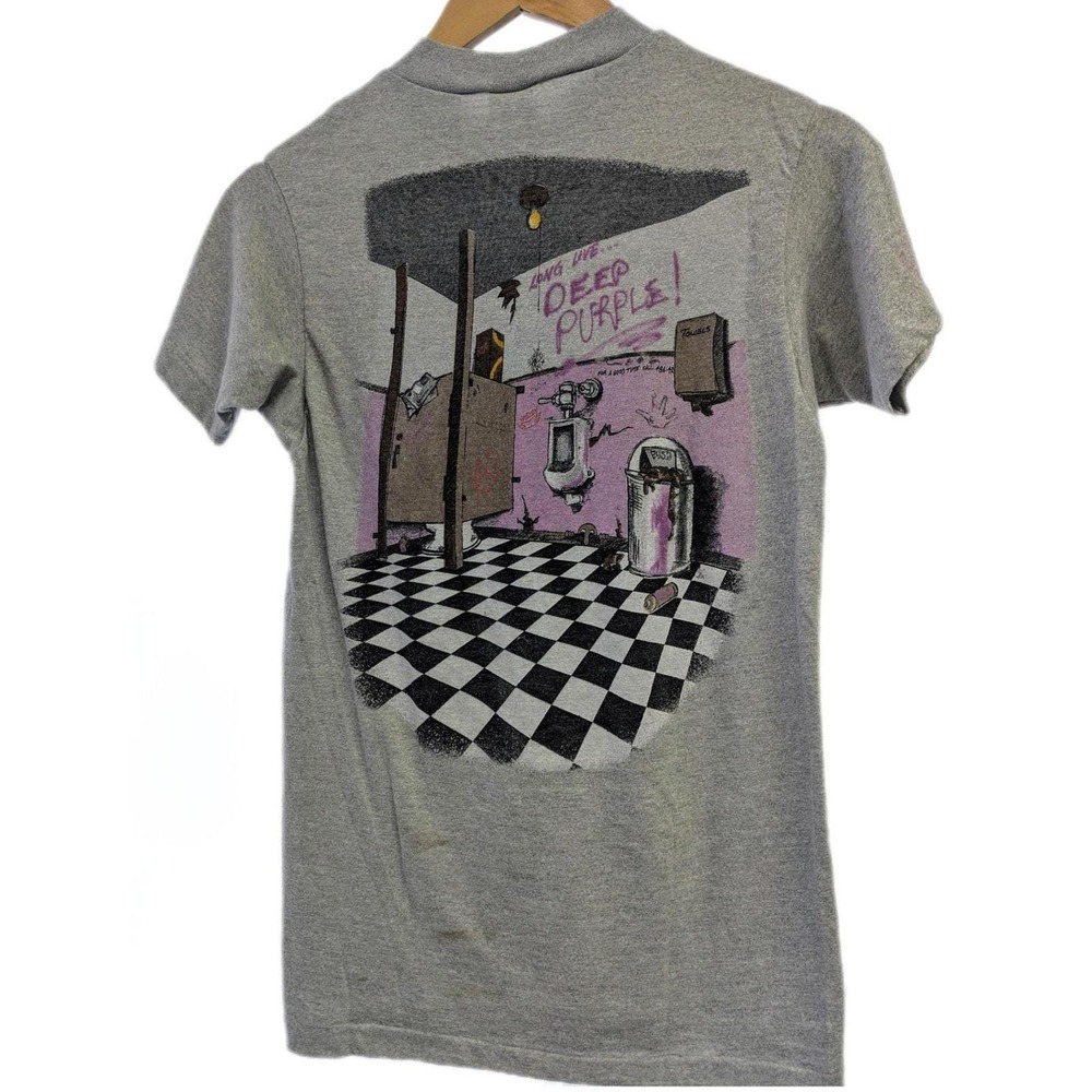 Vintage Deep‎ Purple band tee 1985 single stitch rock graphic t-shirt